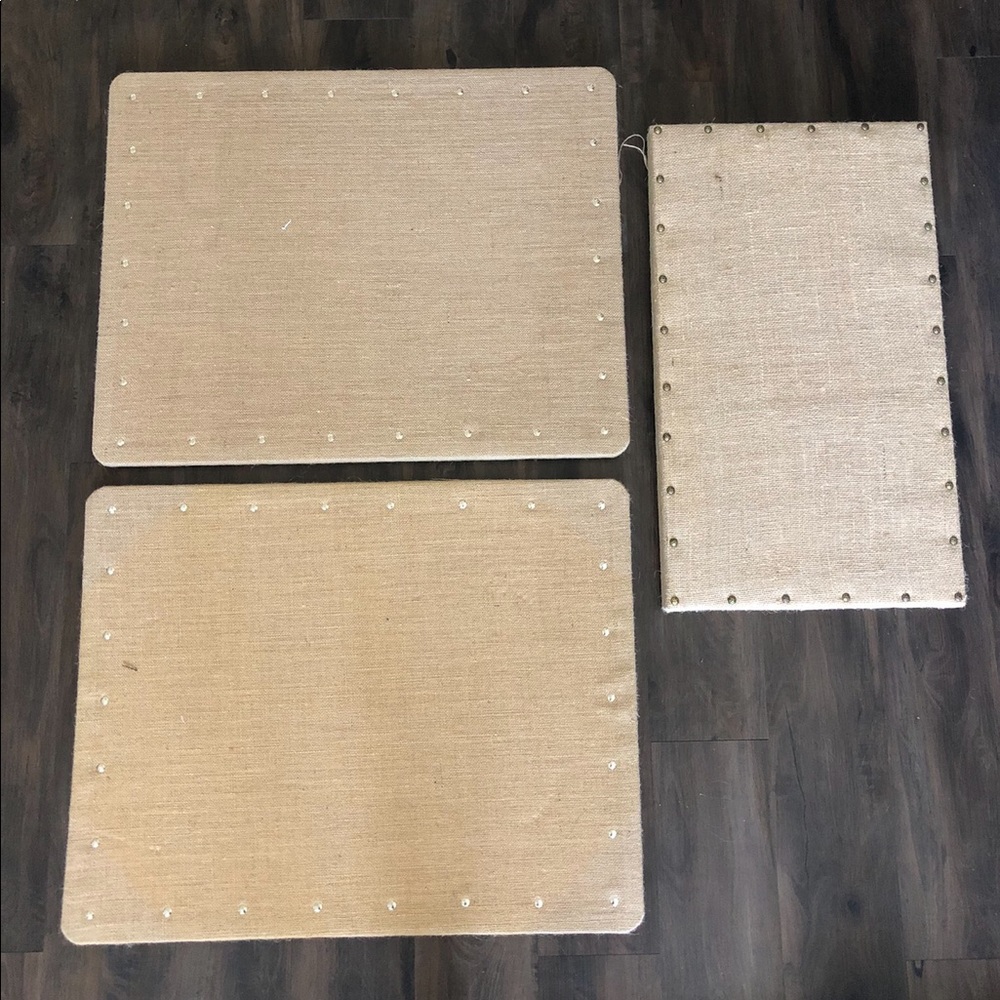 Burlap Cork boards